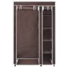 Durable Fabric Wardrobes 2 pcs Brown - Space Saving Solution