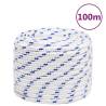 Boat Rope White 18 mm 100 m Polypropylene Colour white and blue Quantity in Package 1 Length 100 m Diameter 18 mm 