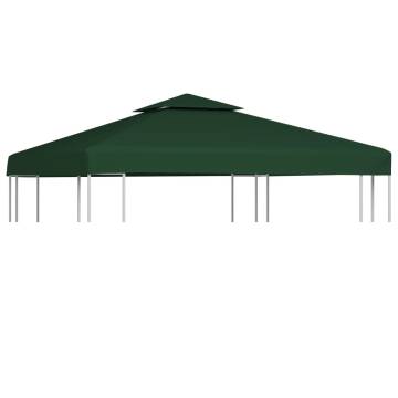 Gazebo Cover Canopy Replacement 3x3m - Durable Green Canopy