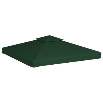 Gazebo Cover Canopy Replacement 3x3m - Durable Green Canopy