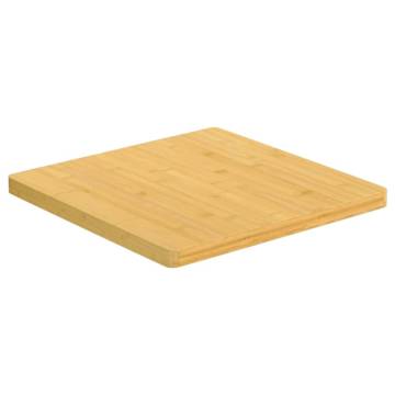 Bamboo Table Top 40x40 cm - Durable & Versatile | HipoMarket