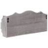 Elegant Wall Mounted Coat Rack Grey - 50x10x23 cm - HipoMarket