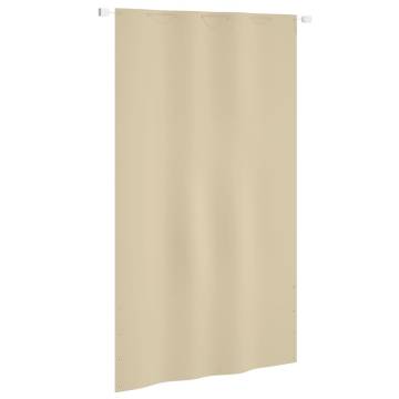 Balcony Screen Beige 140x240 cm Oxford Fabric - Hipomarket