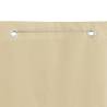 Balcony Screen Beige 140x240 cm Oxford Fabric - Hipomarket