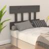 Stylish Grey Bed Headboard - Solid Pine Wood | HipoMarket