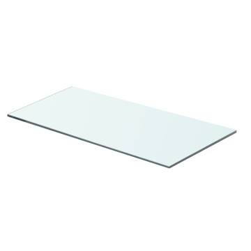 Clear Glass Shelf Panel 60x25 cm - Durable & Stylish Display