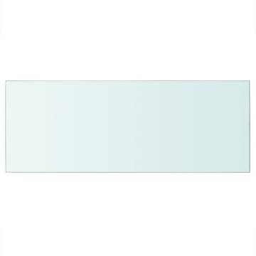 Clear Glass Shelf Panel 60x25 cm - Durable & Stylish Display