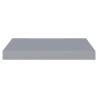 Stylish Grey Floating Wall Shelves - Set of 4 | HipoMarket UK