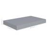 Stylish Grey Floating Wall Shelves - Set of 4 | HipoMarket UK