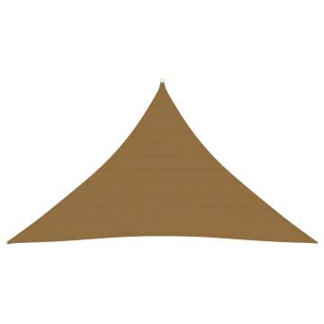 HDPE Sunshade Sail 160g Taupe 5x5x6m | UV & Mould Resistant