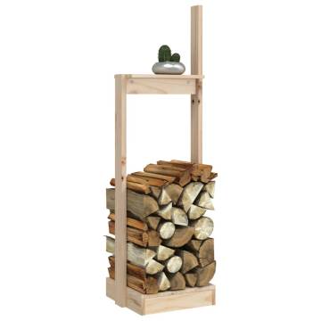 Log Holder 33.5x30x110 cm - Solid Pine Wood | HipoMarket