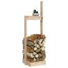 Log Holder 33.5x30x110 cm - Solid Pine Wood | HipoMarket