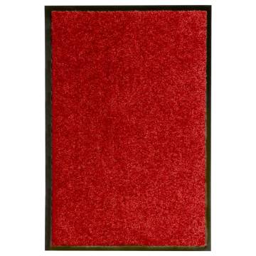 Doormat Washable Red 40x60 cm - Durable & Stylish