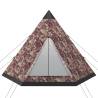 4-Person Multicolour Camping Tent | HipoMarket UK