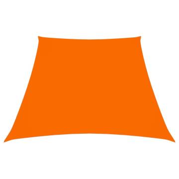 Sunshade Sail Oxford Fabric Trapezium 2/4x3 m Orange