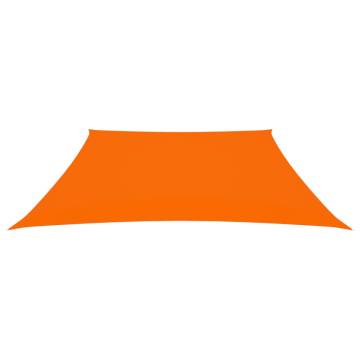 Sunshade Sail Oxford Fabric Trapezium 2/4x3 m Orange