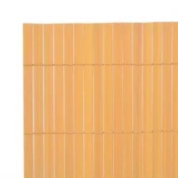 Double-Sided Garden Fence 110x500 cm Yellow - Durable & Versatile