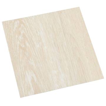 Self-Adhesive Beige PVC Flooring Planks - 55 pcs | HipoMarket