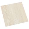 Self-Adhesive Beige PVC Flooring Planks - 55 pcs | HipoMarket