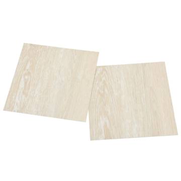 Self-Adhesive Beige PVC Flooring Planks - 55 pcs | HipoMarket