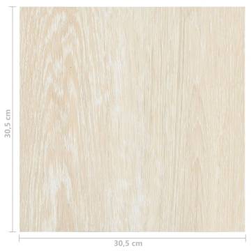 Self-Adhesive Beige PVC Flooring Planks - 55 pcs | HipoMarket