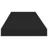 Stylish Floating Wall Shelf Black - 80x23.5 cm | Hipo Market