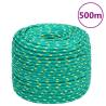 Boat Rope Green 10 mm 500 m Polypropylene Colour green Quantity in Package 1 Length 500 m Diameter 10 mm 