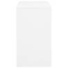 Office Cabinet White 90x40x70 cm Steel - Stylish Filing Solution