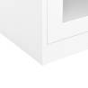 Office Cabinet White 90x40x70 cm Steel - Stylish Filing Solution