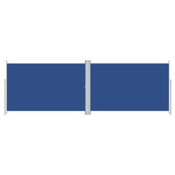 Retractable Side Awning Blue 200x600 cm | Hipomarket