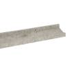 Wall Shelves 4 pcs Concrete Grey 100x9x3 cm | HipoMarket