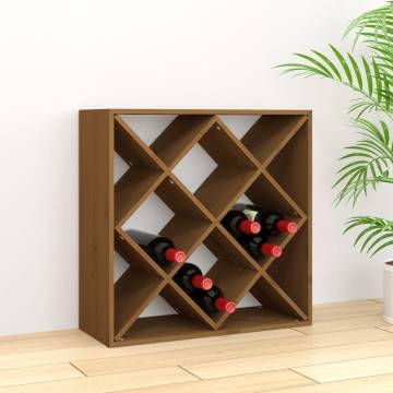 Honey Brown Pine Wine Cabinet - 62x25x62 cm | HipoMarket