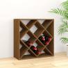 Wine Cabinet Honey Brown 62x25x62 cm Solid Wood Pine Colour honey brown Size 62 x 25 x 62 cm Quantity in Package 1 Model with 12 holes 