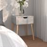 Bedside Cabinet Concrete Grey 40x40x56 cm Engineered Wood Colour concrete grey Quantity in Package 1 