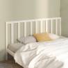 Bed Headboard White 186x4x100 cm Solid Wood Pine Colour white Size 186 x 100 cm Quantity in Package 1 