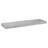 Concrete Grey Floating Wall Shelf 80x23.5 cm - Stylish Storage