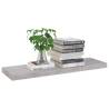 Concrete Grey Floating Wall Shelf 80x23.5 cm - Stylish Storage