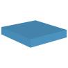 Floating Wall Shelf Blue 23x23.5 cm - Stylish Home Decor