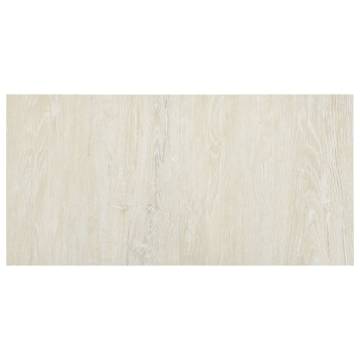 Self-Adhesive PVC Flooring Planks - Cream, 20 pcs | HipoMarket