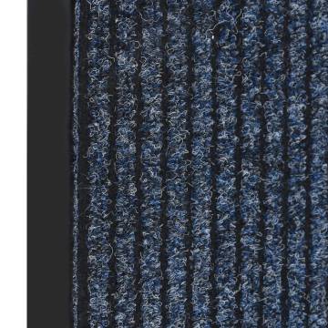 Doormat Striped Blue 80x120 cm | Durable & Non-Slip Design