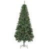 Artificial Christmas Tree with Pine Cones - 210 cm Green