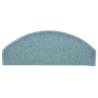 Blue Carpet Stair Treads - 15 pcs (65x24 cm) | HipoMarket