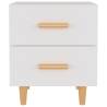 Stylish White Bed Cabinet - 40x35x47.5 cm for Your Home