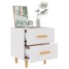 Stylish White Bed Cabinet - 40x35x47.5 cm for Your Home