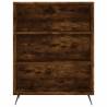 Stylish Highboard Smoked Oak - 69.5x34x180 cm | Hipomarket