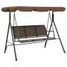 Garden Swing Bench with Canopy Coffee Colour coffee Quantity in Package 1 