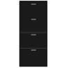 Shoe Cabinet Black 59x17x150 cm - Stylish & Durable Storage