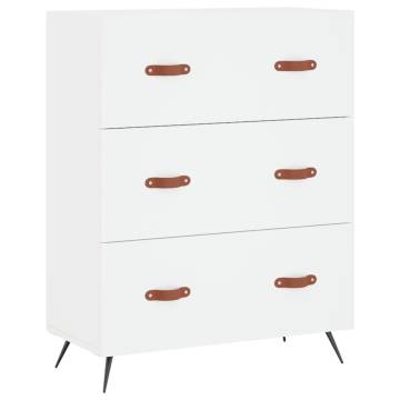 Stylish Highboard White 69.5x34x180 cm | Hipomarket