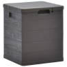 Garden Storage Box 90 L Brown Colour brown Capacity 90 l 