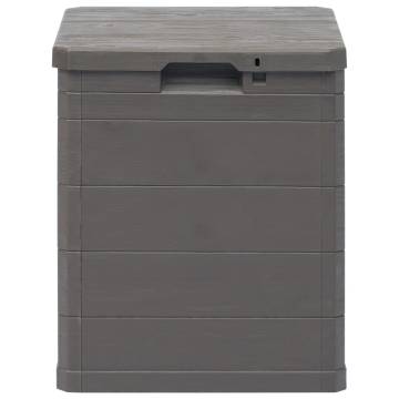 Stylish 90L Brown Garden Storage Box | Hipomarket UK